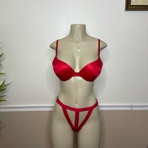 Victoria’s Secret Very Sexy So Obsessed Add 1½-Cup Red Bra & Panty 2 PCS. Set